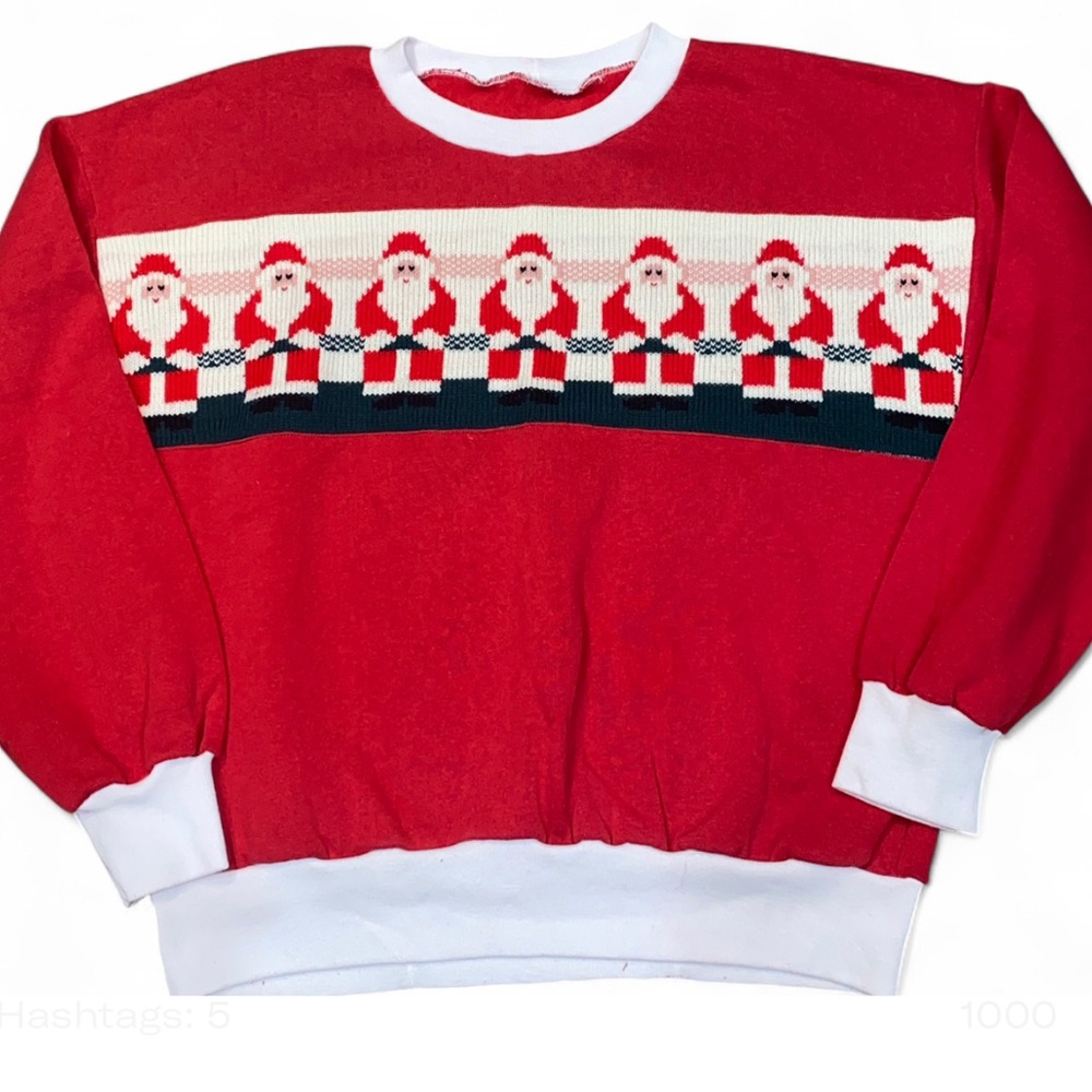 🎄Vintage Santa Clause Pattern Sweater